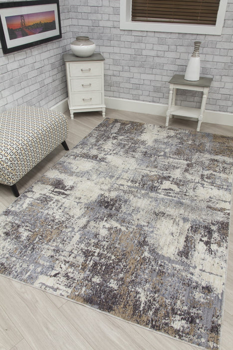 Cream Beige Modern Rug - Revive Nova