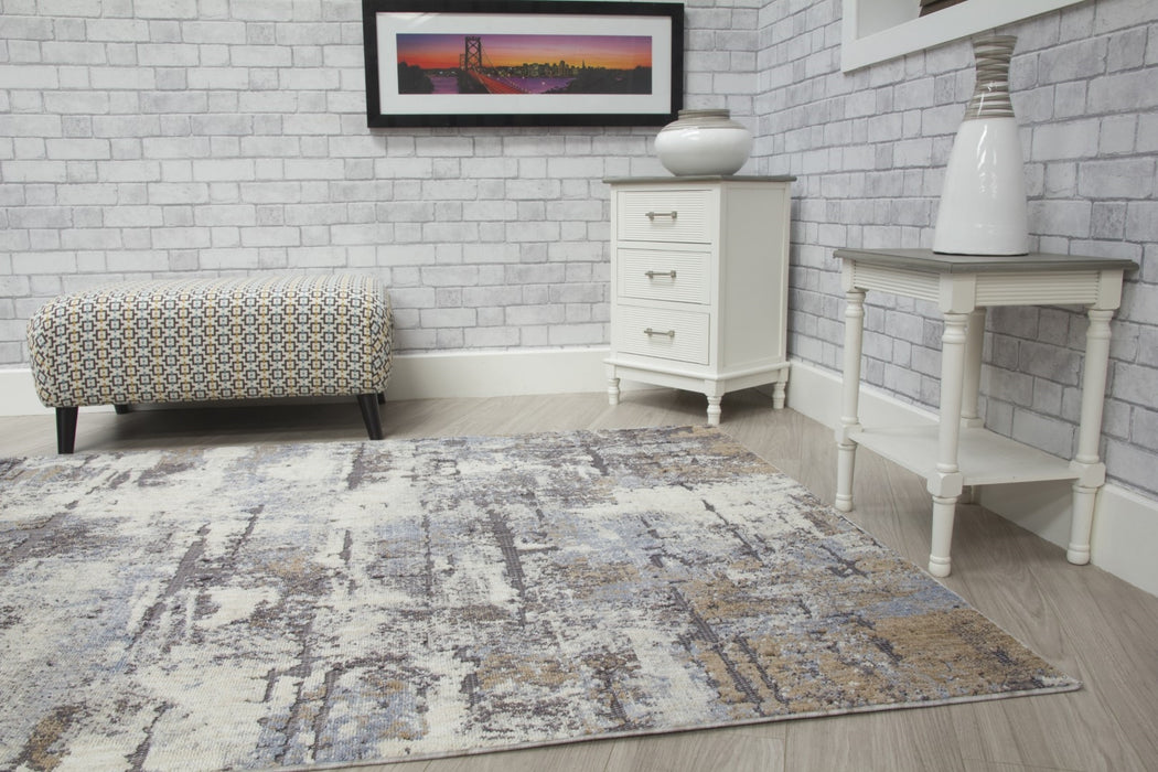 Cream Beige Modern Rug - Revive Nova