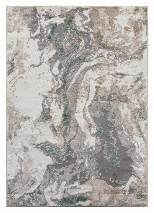 green greige abstract modern rug casino marble