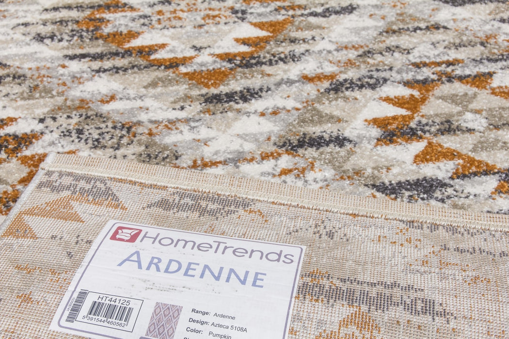 Geometric Pumpkin Rug - Ardenne Azteca