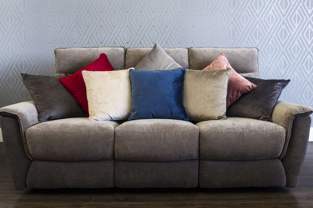Velvet Cushion - Biscuit