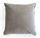 velvet cushion silver