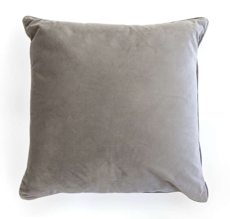 Velvet Cushion - Silver
