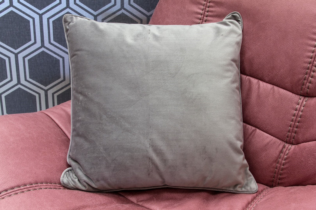 Velvet Cushion - Silver