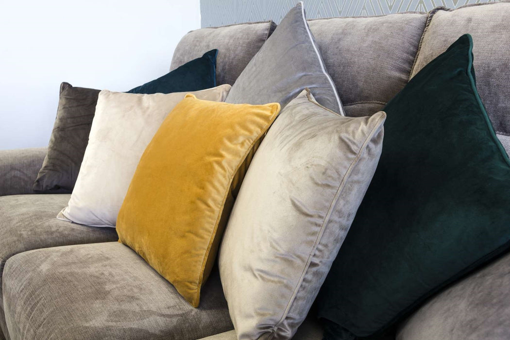Velvet Cushion - Silver