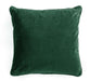 velvet cushion green