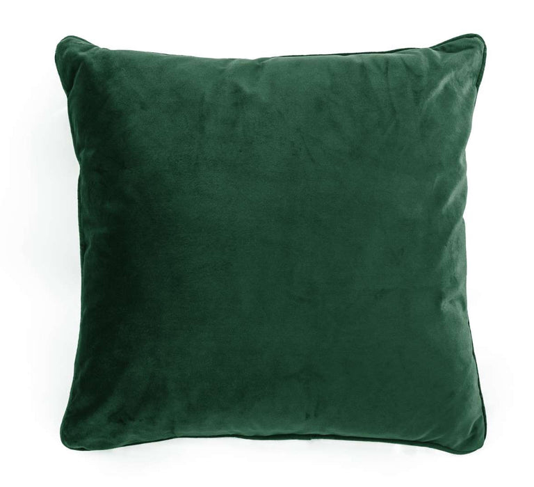 Velvet Cushion - Bottle Green