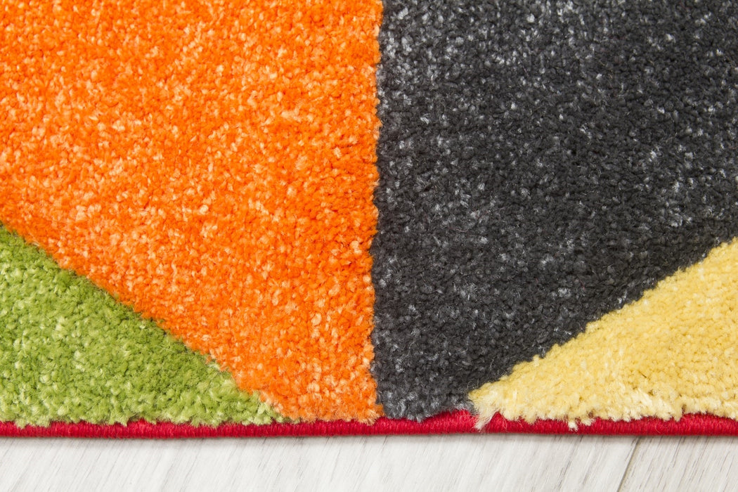 Multicolour Triangles Modern Rug - Candy