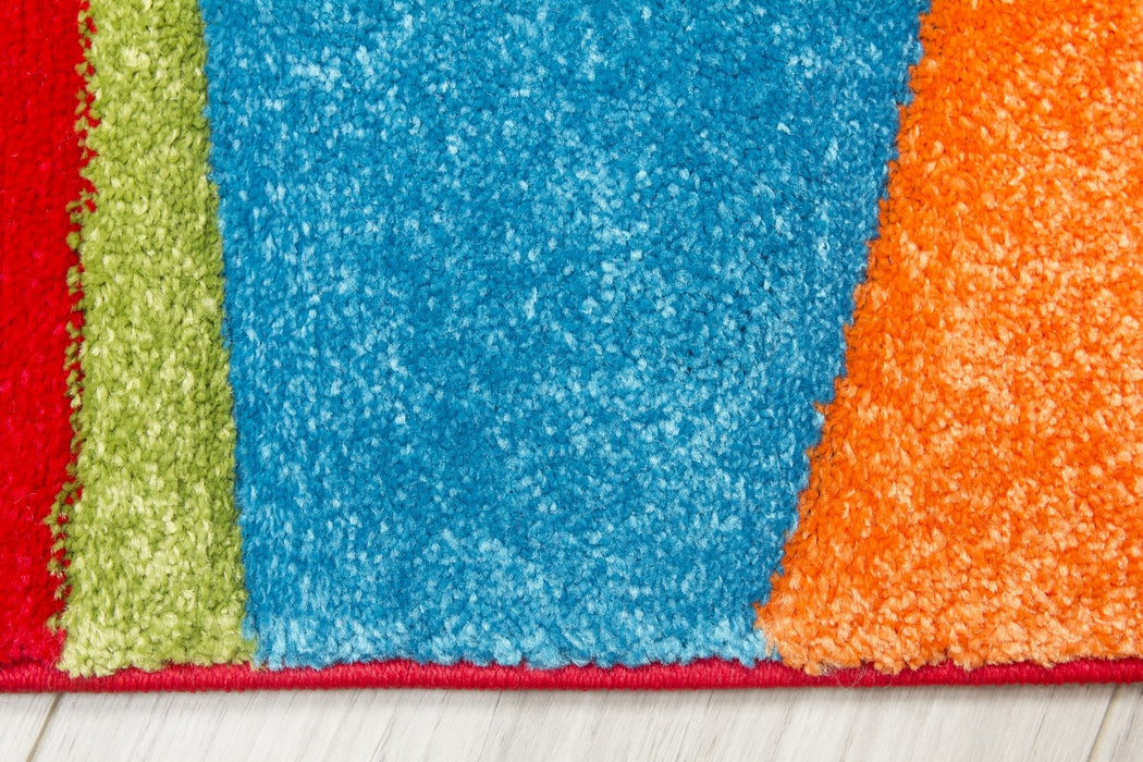 Multicolour Waves Modern Rug - Candy