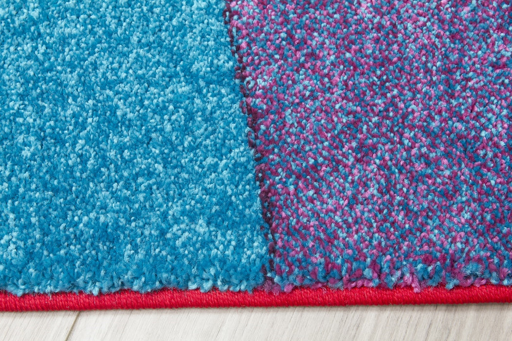 Multicolour Rainbow Modern Rug - Candy