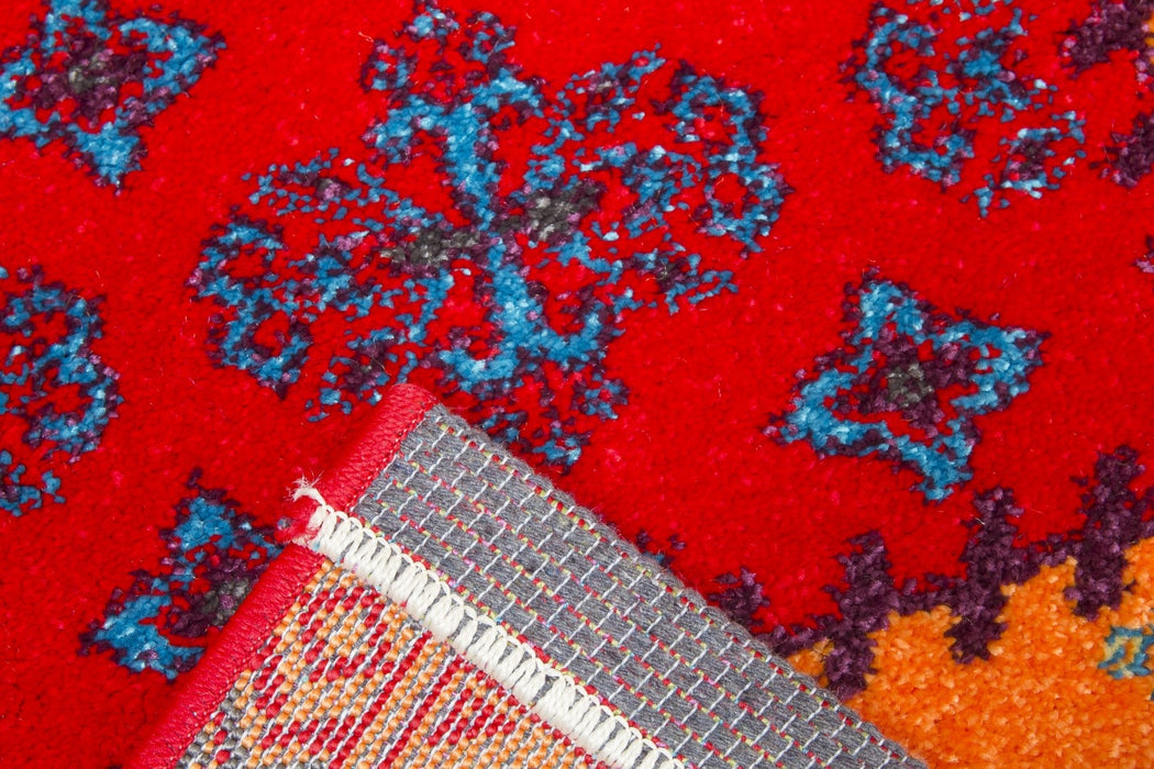 Multicoloured Patchwork Rug