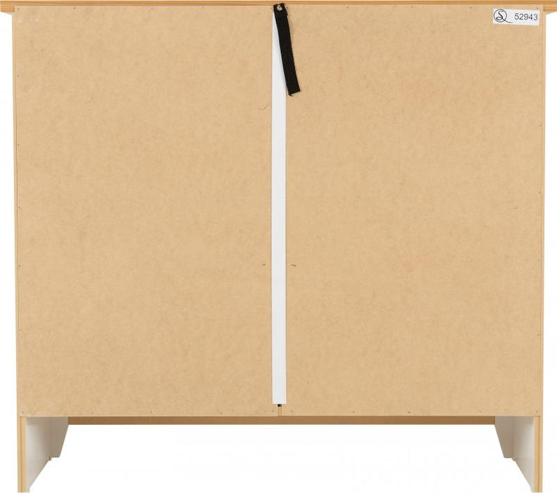 Ludlow Sideboard in White/Oak Lacquer