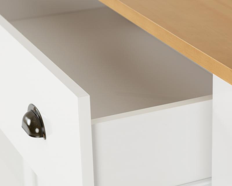 Ludlow Sideboard in White/Oak Lacquer