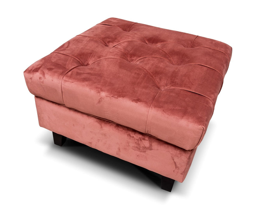 Mason Footstool - Pink