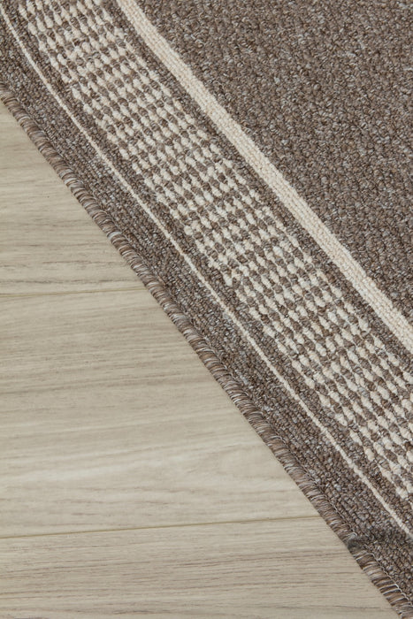 Promenade Cut-to-Measure Kitchen/Hall Mat - Brown