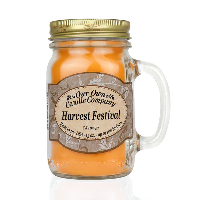 Harvest Festival Mason Candle