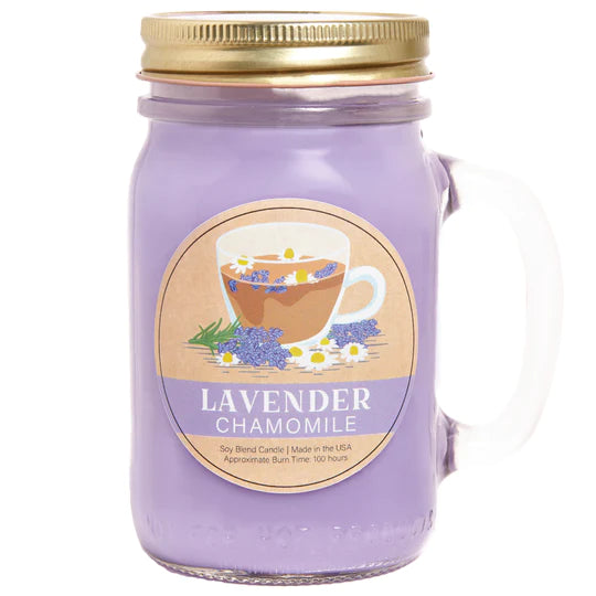 Lavender Chamomile Mason Candle