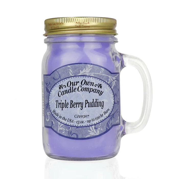 Triple Berry Pudding Mason Candle